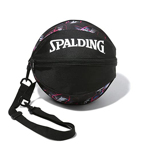 SPALDING(スポルディング) バスケ バスケットボール ボールバッグ マーブル ブラックネオン 49-001MBN FF