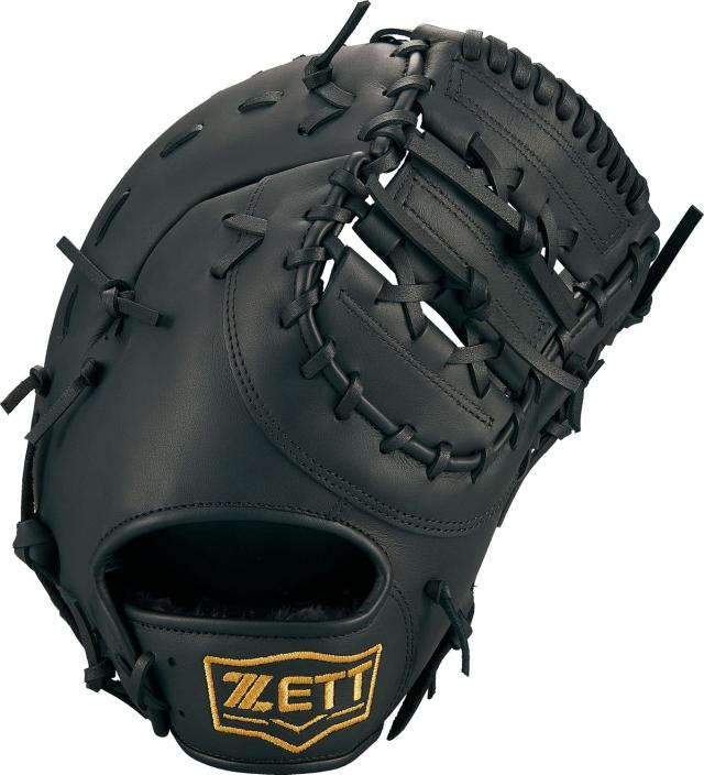 ゼット(ZETT) 軟式野球 ソフトボール 兼用 ファーストミット 一塁手用 ライテックス 左投用 ブラック(1900) BSFB56923A