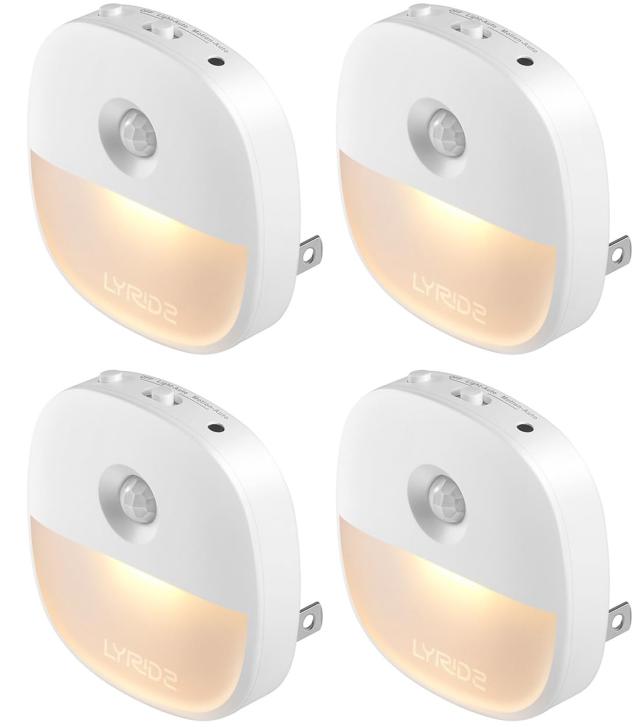 LYRIDZ センサーライト 室内 足元灯 コンセント 常夜灯 無段階調