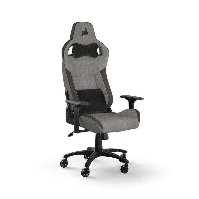 CORSAIR T-3 RUSH V2 Grey/Charcoal 2023新モデル ゲーミングチェア オフ ィス/デスクチェア ゲーム用 リクライニング パソコンチェア PU