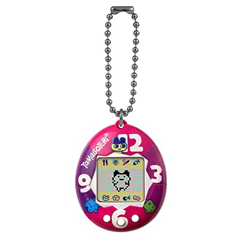 たまごっち Original Tamagotchi Purple-Pink Clock