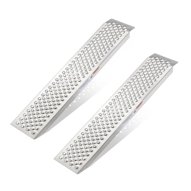 バイクアルミラダーレール 120CM, gardhom アルミブリッジ 幅広 21.5CM 自転車 オートバイク適用 段差解消40CMラダーレール 四輪バギー の通販は 9,258円