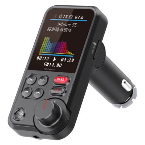 セイワ(SEIWA) 車内用品 Bluetooth FMトランスミッター BTF110 USBメモリ音楽再生 ハンズフリー通話 イコライザー機能 AUX出力端子 曲名