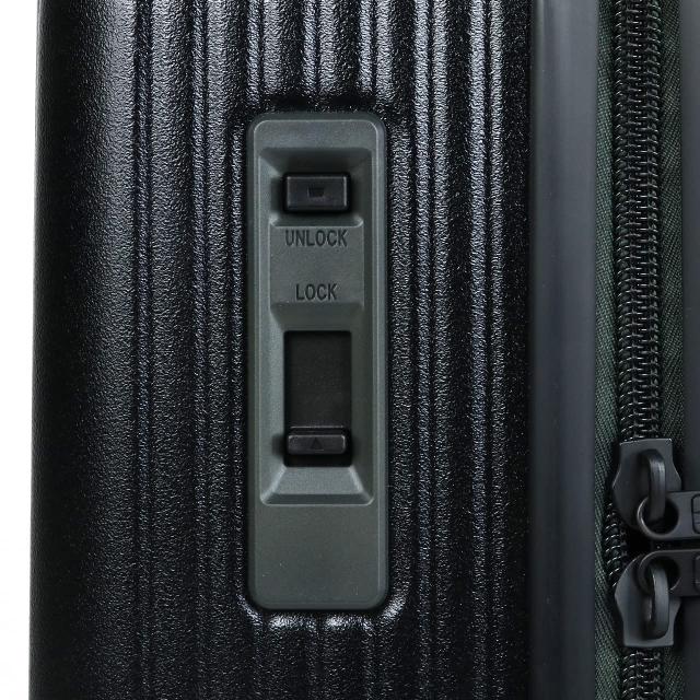 イノベーター スーツケース グッドサイズ スリム 多機能モデル INV70 付 4.2kg マッドブラック