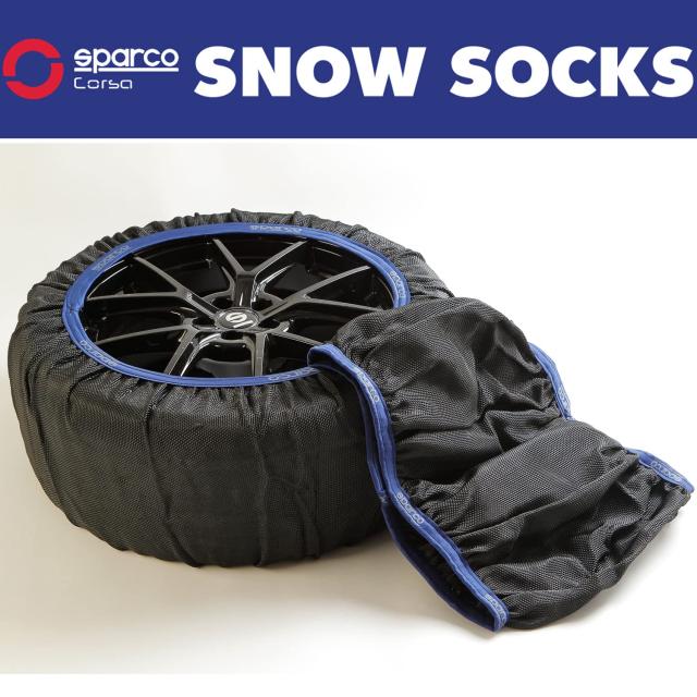 sparco SNOW SOCKS ハイパフォーマンスブラック XXLサイズ スペイン製 sparco スパルコ スノーソックス ハイパフォーマンス
