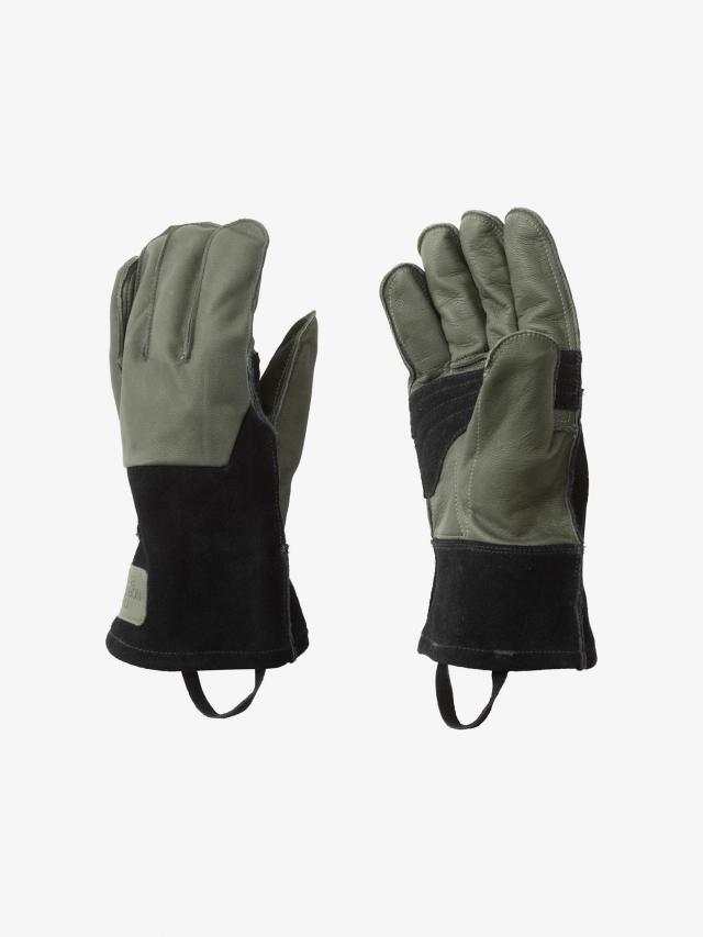 ザノースフェイス 手袋 ボンファイヤーキャンプグローブ ユニセ ックス 耐熱 キャンプ アウトドア 焚火 ニュートープグリーン Lの通販は 10,263円