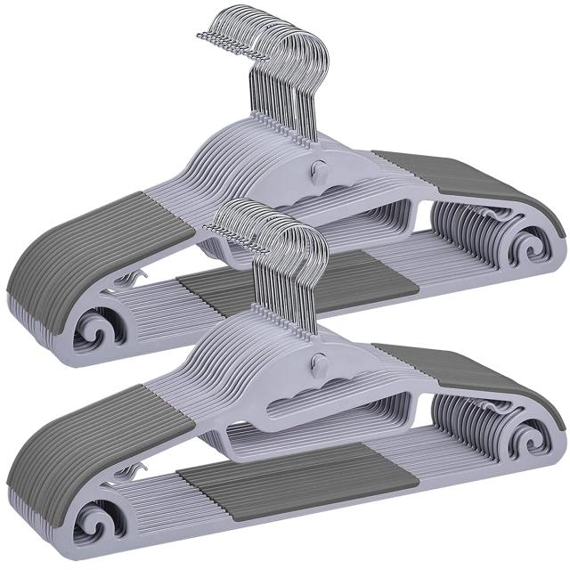 tkone ハンガー 30本組 ネクタイハンガー 衣類ハンガー 多機能収納 hanger 超薄型 すべらない 洗濯ハンガー 物干しハンガー 頑丈なハンガ
