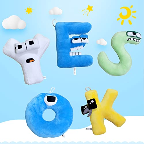 アルファベット ロア ぬいぐるみ A-Z 文字 0-9 数字