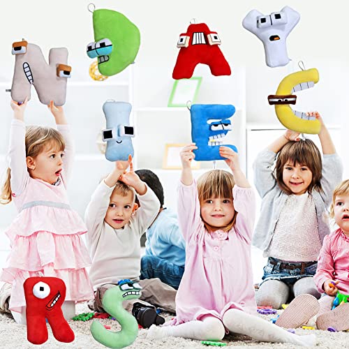 アルファベット ロア ぬいぐるみ A-Z 文字 0-9 数字