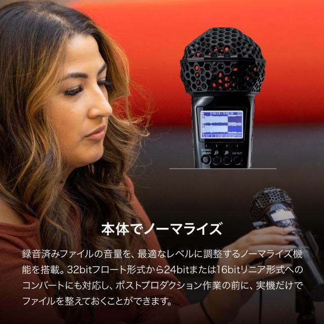 ZOOM ズーム M2 ハンドヘルドマイク型2トラックレコーダー ハンド