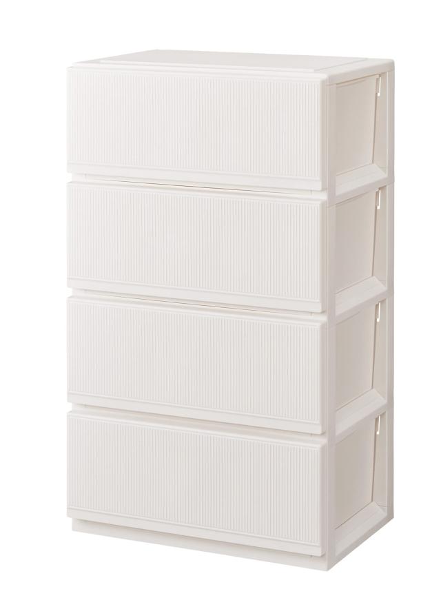 天馬(Tenma) 使いやすく設計した収納チェ スト 日本製 スタイルケース 4段 キャスター付きで移動が簡単 引出しロック付きで抜け落ちを防ぐの通販は