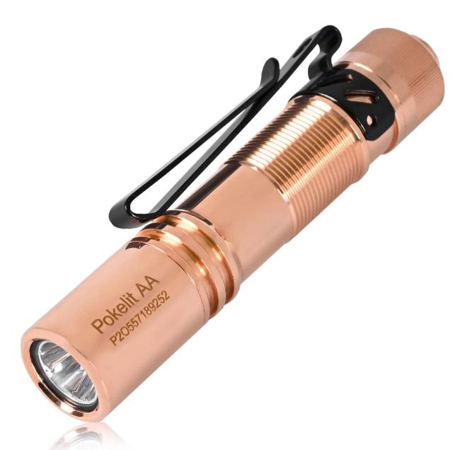 ACEBEAM Pokelit AA 懐中電灯 小型 軽量 強力 550ルーメン単三 3段階調光 高演色性 Ra90 IP68防水 最大9日の実行時間 安定したパフォーマの通販は