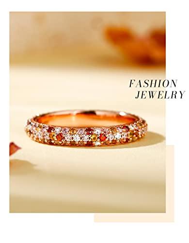 Jeulia レディース リング 指輪 虹色 カラフル マルチストーン