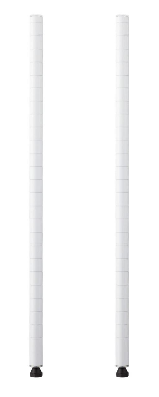 エレクター ベーシックシリーズ ポール 1600mm ホワイト (2本入) B63PW2の通販は
