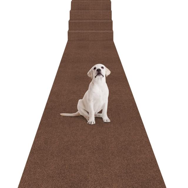 【 限定ブランド】廊下用ロングカーペット 80×600cm 厚さ4mm ボリンカー ロングマット ズレない 洗える 撥水 おしゃれ 無地 PU 防