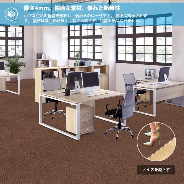 【 限定ブランド】廊下用ロングカーペット 80×600cm 厚さ4mm ボリンカー ロングマット ズレない 洗える 撥水 おしゃれ 無地 PU 防_2