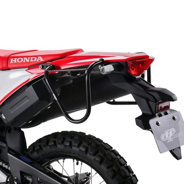ディーアールシー(DRC) CRF250L/250L(S)/250RALLY(MD47) ’21-24 サイドバッグサポート サイドバック取付け タイヤ巻き込み防止 ツーリン_2