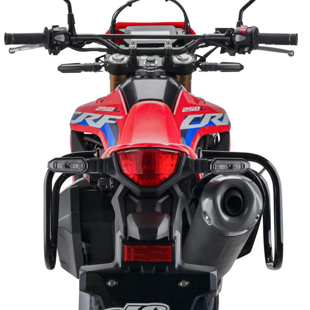 ディーアールシー(DRC) CRF250L/250L(S)/250RALLY(MD47) ’21-24 サイドバッグサポート サイドバック取付け タイヤ巻き込み防止 ツーリン_3
