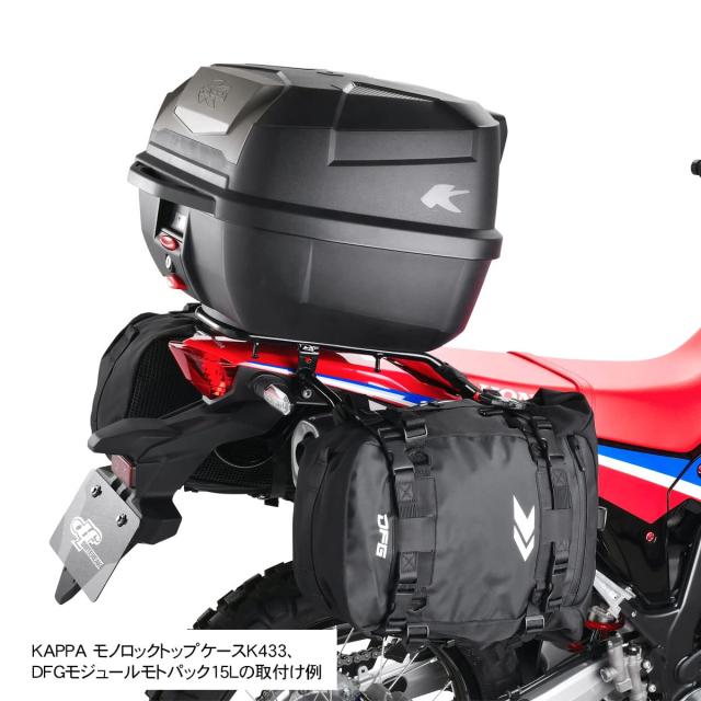ディーアールシー(DRC) CRF250L/250L(S)/250RALLY(MD47) ’21-24 サイドバッグサポート サイドバック取付け タイヤ巻き込み防止 ツーリン_6