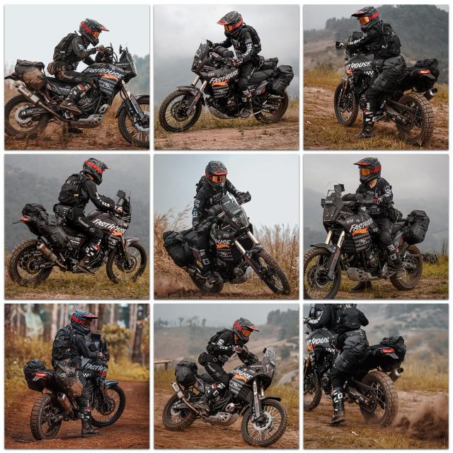 Rhinowalk バイク用サイドバッグ 防水 ツーリングバッグ キャンプ ロングツーリング オフロード 完全防水防塵防砂サイドバッグ 18L（9L*2