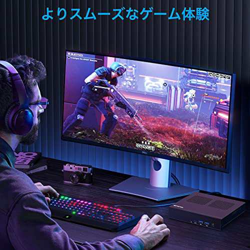 ミニPC Windows 11 Pro Intel 第10世代i7 32GB -512GB SSD/2TB HDD-4K