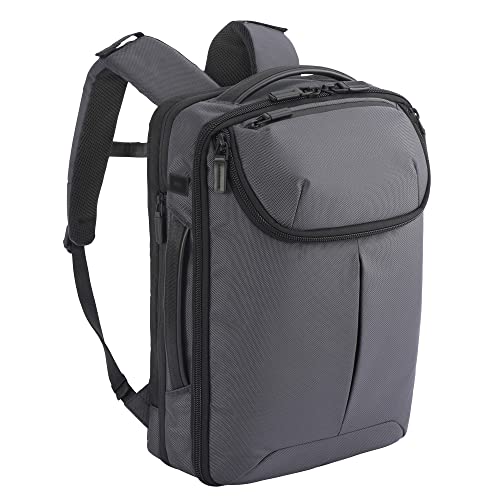 エースジーン ビジネスリュック 【デュアルポーズ】 3ルーム B4サイズ 15.6インチPC収納可 マチ+5cm拡張 チェ ストベルト付 No.35114 リ