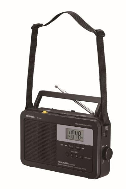 TOSHIBA(東芝) ホームラジオ TY-SHR4(KM) LEDライト LCD表示 FM AM 