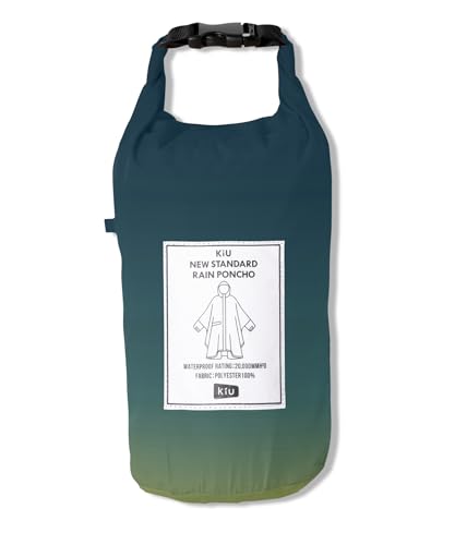 KiU 【2023】 キウ 豪雨対応 自転車 大雨 台風 袖付き レインコート ポンチョ はっ水 防 KiU 【2023】 キウ 豪雨対応 自転車 大雨 台風 袖付き レインコート