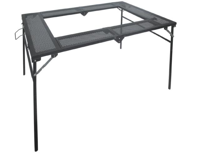 尾上製作所(ONOE) BBQテーブル4683II T-4683-II BBQコンロや焚火台を囲める 立って/座って調理可能 高さ2段階調節可 キャンプテーブル