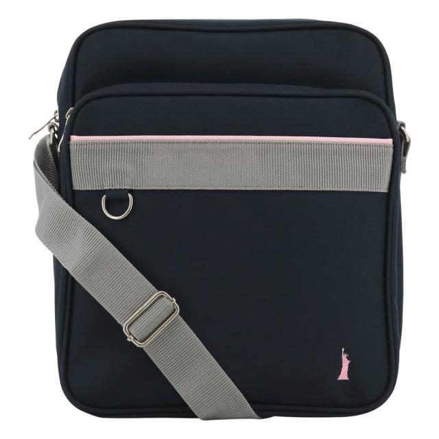 [イーストボーイ] ショルダーバッグ レディース 3209079 スクールバッグ おしゃれ 通学 大容量 女子 学生 部活 縦型 横浜タイプ 横浜型