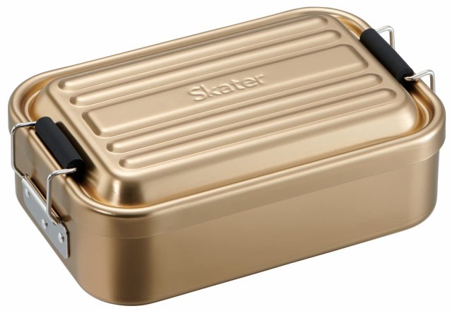◆商品名：スケーター (skater) ふわっと盛れる アルミ製 弁当箱 600ml ミネラルトーンゴールド AFT6B-A丈夫で長持ち軽くて壊れにくいアルミ製お弁当の熱が冷めやすいアルミ製夏場などご
