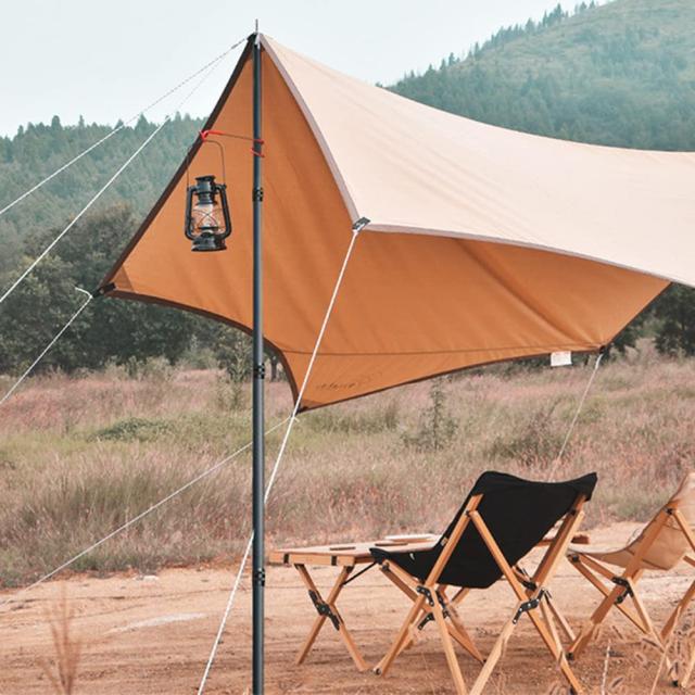 DOBEN カーボン タープポール テントポール 4継無段階調節 直径27mm(高さ58~170cm) 約240g(1本あたり) コンパクト 2本セット DOBEN カーボン タープポール テントポール 4継無段階調節 直径27mm(高さ58