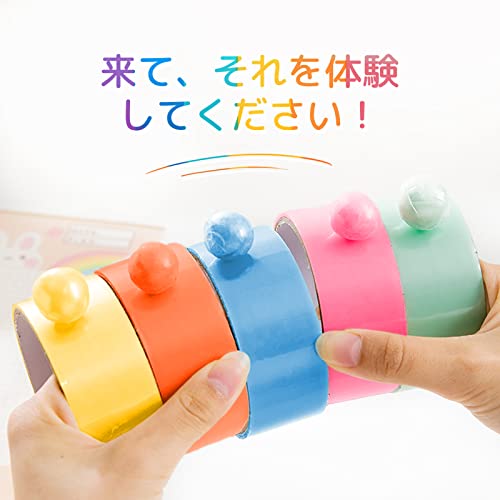 テープボール 48mm 6ロール カラー テープボール用テープ 太い 人気