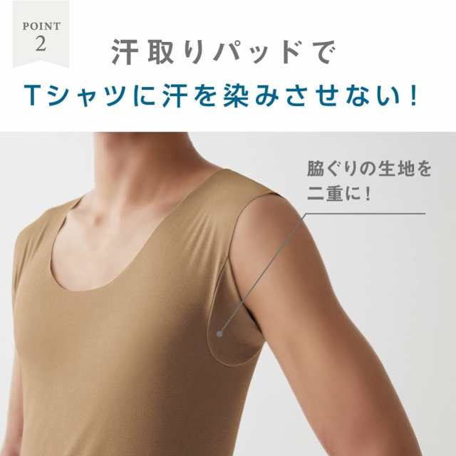 グンゼ インナーシャツ YG Tシャツ専用 in.T(インティー) CUT OFF