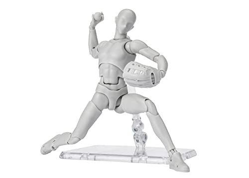 BANDAI SPIRITS(バ ンダ イ スピリッツ) S.H.フ ィギ ュアーツ ボディくん -スポーツ- Edition DX SET (Gray Color Ver.) 約150mm PVC＆ABS製その他おもちゃ