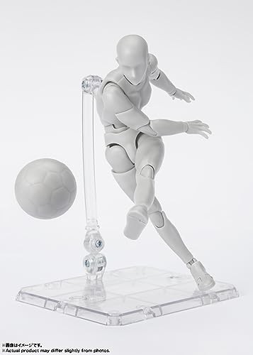 BANDAI SPIRITS(バ ンダ イ スピリッツ) S.H.フ ィギ ュアーツ ボディくん -スポーツ- Edition DX SET (Gray Color Ver.) 約150mm PVC＆ABS製