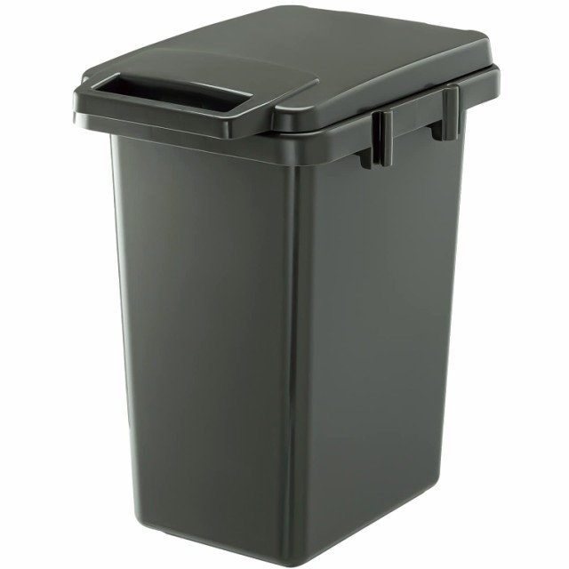 ◆商品名：リス ゴミ箱 ハンドル 片手で開く連結ダスト ボックス 30L ダークグレー HOME＆HOME 33J 日本製 180494よろず兎の小包です。数ある出品の中からご覧いただきありがとうござ