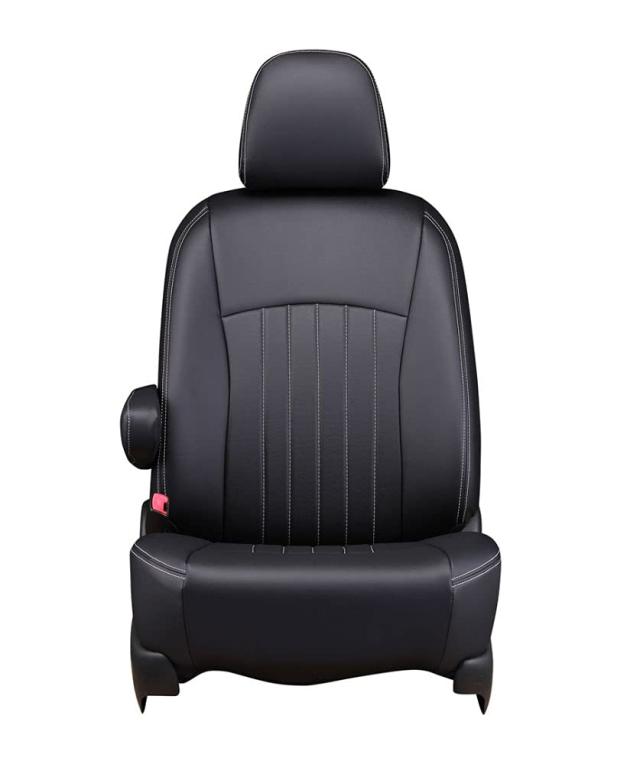 クラッツィオ(Clazzio) シートカバー 全席セット ムーヴ キャンバス LA850S / LA860S R4(2022)/7~ Clazzio ライン ブラック×ホワイト ED