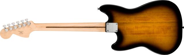 Squier by Fender スクワイヤー エレキギター Squier Sonic? Mustang?, Maple Fingerboard, White Pickguard, 2-Color Sunburst ソフトケ