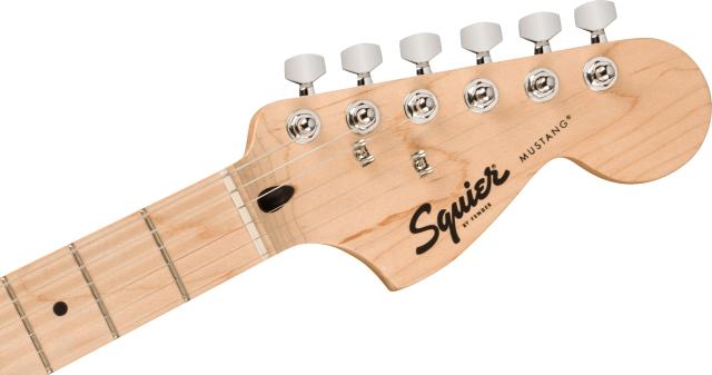 Squier by Fender スクワイヤー エレキギター Squier Sonic? Mustang?, Maple Fingerboard, White Pickguard, 2-Color Sunburst ソフトケ