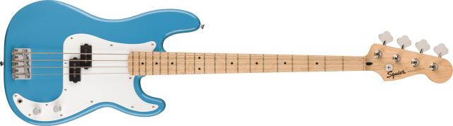 Squier by Fender スクワイヤー エレキベース Squier Sonic? Precision Bass?, Maple Fingerboard, White Pickguard, California Blue ソ