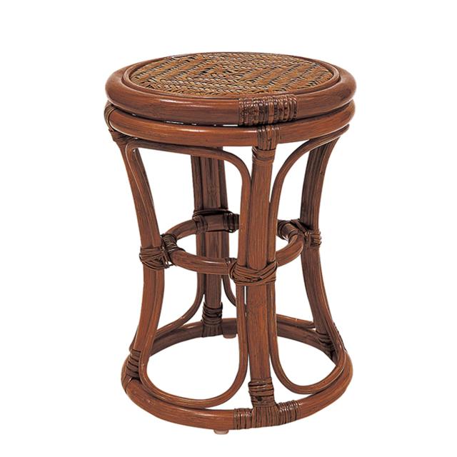 サンフラワーラタン スツール ラタン(籐) あじろ編み ブラウン 直径33cm C4121HRの通販は 10,062円