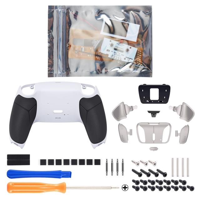 コントロー ラーではない。eXtremeRate ps5コントロー ラー（BDM-030＆BDM-040）に対応用ラバーグリップ付き金属製RISE4背面リマップキット(