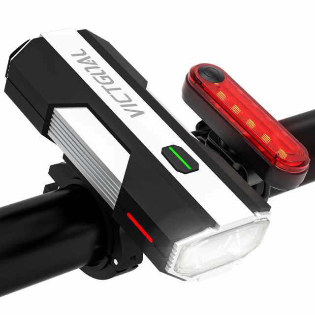 VICTGOAL 自転車 ライト USB充電式 明るい LED ロードバイク ライト 防水 自転車ヘッドライト テールライト付き 6つ調光モード  700ルーメの通販はau PAY マーケット - グレイス本舗 | au PAY マーケット－通販サイト