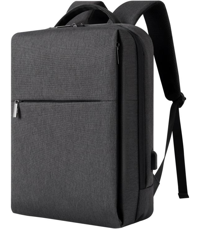 YESLAU リュック ビジネスリュック メンズ 大容量 防水 バックパック リュックサック PCリュック 通学 通勤 高校生 A4 USB充電ポート 1