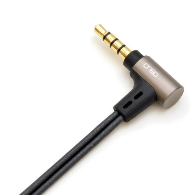 onso 01 black line 3.5(4極)-MMCX(L/R) バランス接続・グランド分離接続用イヤホンケーブル 2023モデル 1.2m iect_01_bl3mr_b_120