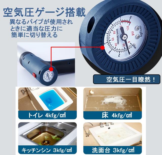 パイプクリーナー 電動式 3種類排水口に対応 省力 つまりを強力解消 疏通ツールー 排水口クリーナ お風呂 洗面所 キッチン 浴室 浴槽 ト_4