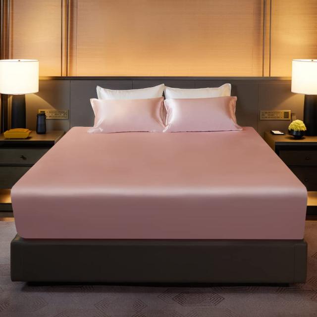 Utukkyシルクシーツ ボックスシーツ シルク100％ 抗菌防臭 肌に優しい 寝癖軽減 冷感 夏用 ゴムタイプ 洗える テンセル オールシーズン