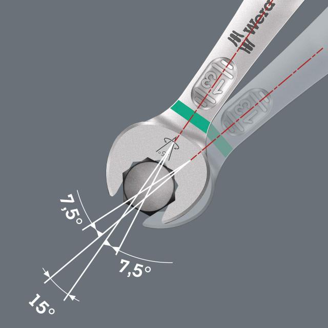 Wera(ヴェラ) 05020228001 | 6003 Joker 4セット1リングスパナセット, 4点 コンビネーションレンチセット コンパクトツールポーチ付き_2
