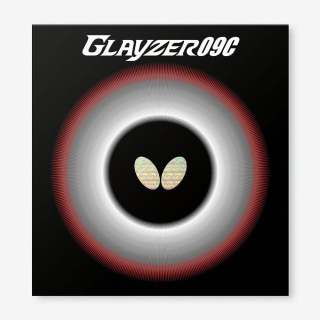 バタフライ(Butterfly) 卓球 日本製 ラバー グレイザー09C 裏ソフト 粘着性ハイテンション ブラック(278) 特厚 06110
